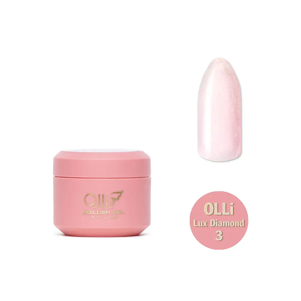 Гель для ногтей OLLI DIAMOND LUX 15ml (№3)