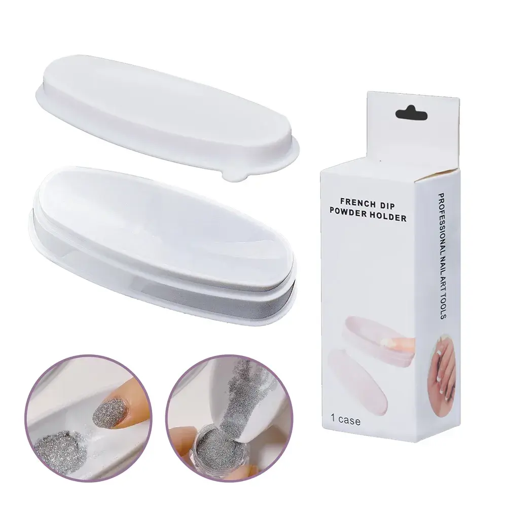 Мини ванночка для нанесения блёсток на ногти, и дизайна ногтей