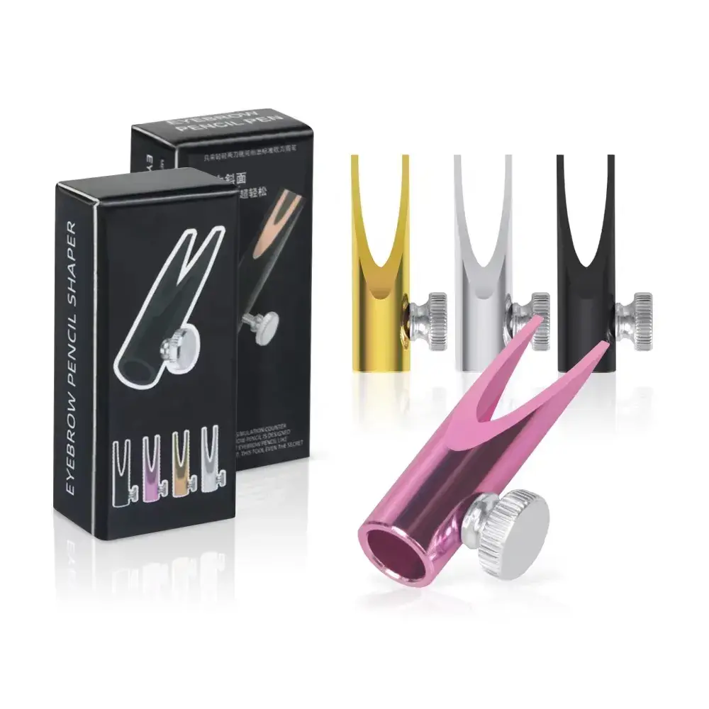 Металическая точилка карандашей для бровей.